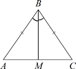 ��������, ��� � ������������ ABC AB = BC = 13. ����� ����������� BM = 12.