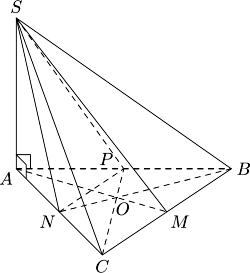 ���� ����������� �������� SABC � �������� S...